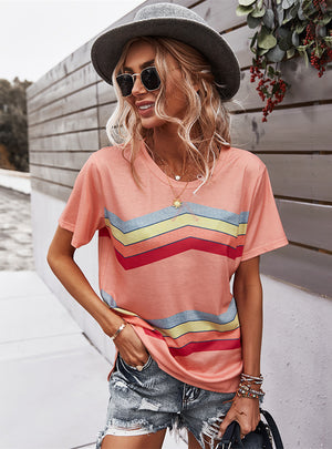Summer Short Sleeve Shirt T-shirt