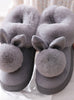 Winter Cotton Slippers Rabbit Ear Home Indoor Slippers