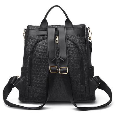 Pu Soft Leather Lady's Outdoor Backpack