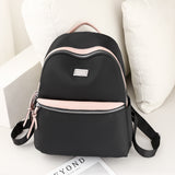 Oxford Cloth Contrasting Ladies' Backpack