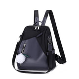 Oxford Cloth Travel Bag Contrast Color Backpack