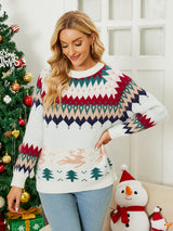 Women Christmas Day Deer Sweater
