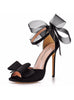 11cm Mesh Bow High-heeled Sandals
