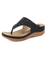 Clip Toe Wedge Hollow Sandals Girl