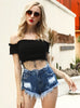 Loose-edged Senim Shorts