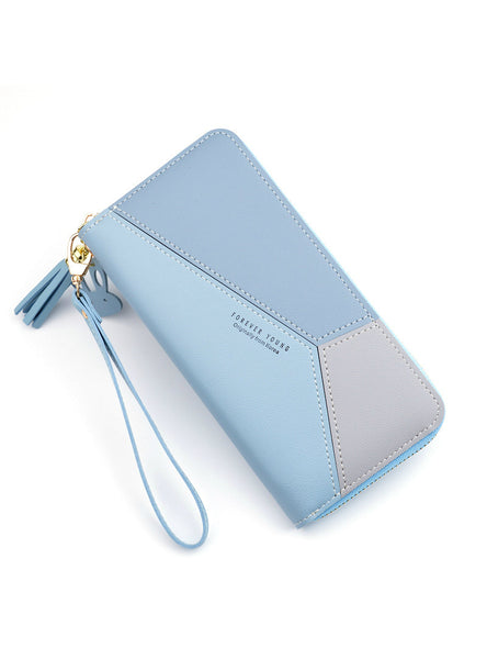 Brand Leather Wallets Women Long Zipper Coin Purses