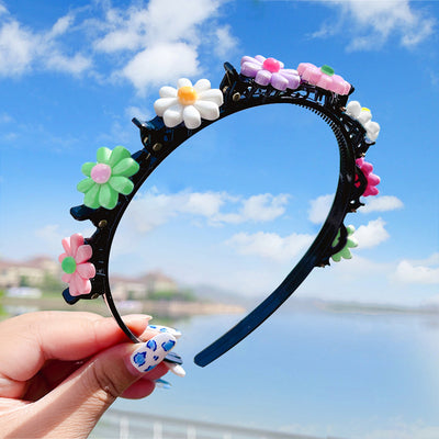 Cute Flower Hair Band for Girls Child Hair Clip