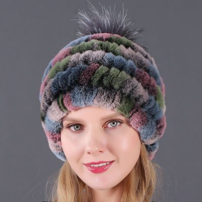 Fur Warm Wool Ball Hat Wool Hat