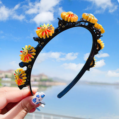 Cute Flower Hair Band for Girls Child Hair Clip
