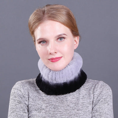 Winter Rex Fur Scarf Female Fur Scarf