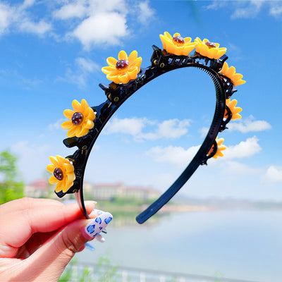 Cute Flower Hair Band for Girls Child Hair Clip