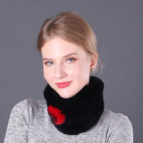 Winter Rex Hair Knitted Collar Scarf