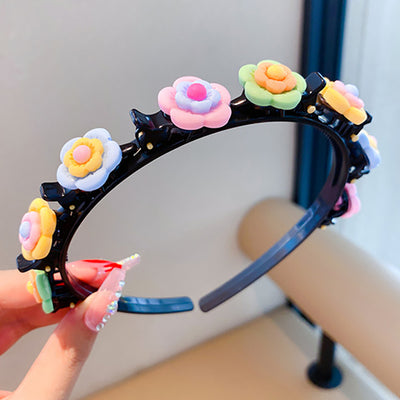 Cute Flower Hair Band for Girls Child Hair Clip