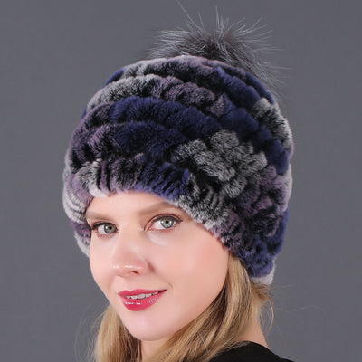 Fur Warm Wool Ball Hat Wool Hat