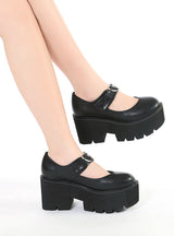 Women's Heart-shaped Buckle Shoes