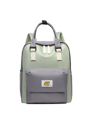 Women Oxford Vertical Square Type Backpack