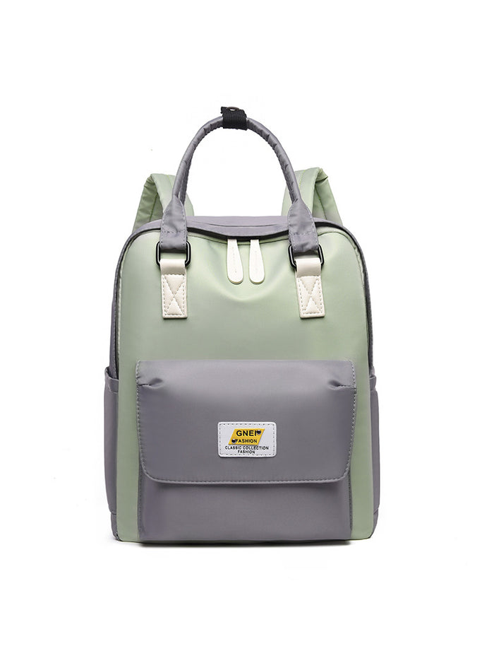 Women Oxford Vertical Square Type Backpack