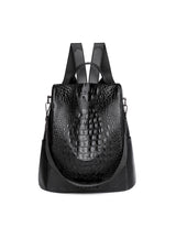 Women Pu Simple Backpack