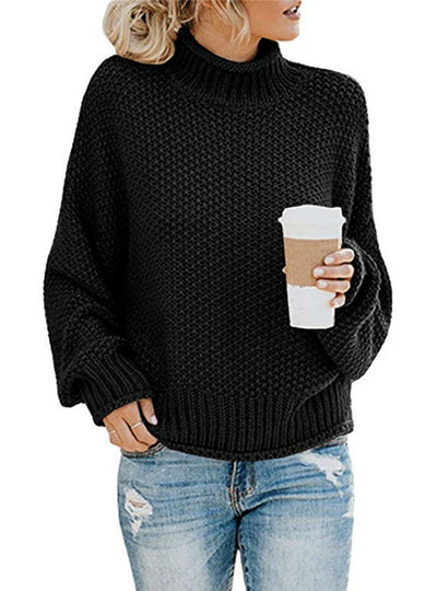 Women Sweaters and Pullovers Long Sleeve Knitted Loose
