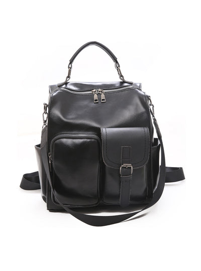 College Style PU Women's Backpack