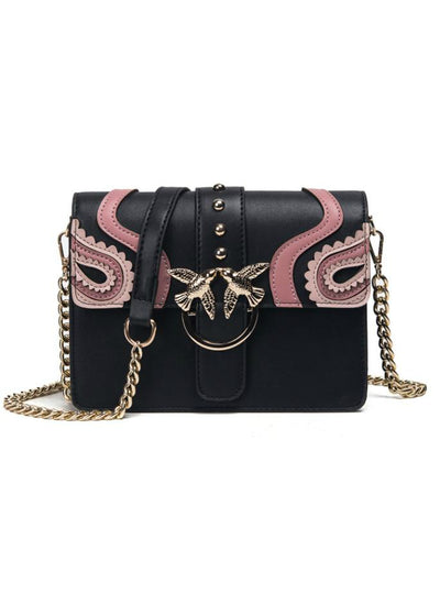 Lady Rivet chain Women Fashion Leather Shoulder Bag
