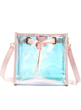 Mini Transparent Jelly Bag Slung Laser Shoulder Bag 