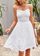 Solid Color Swing Holiday Sling Dress