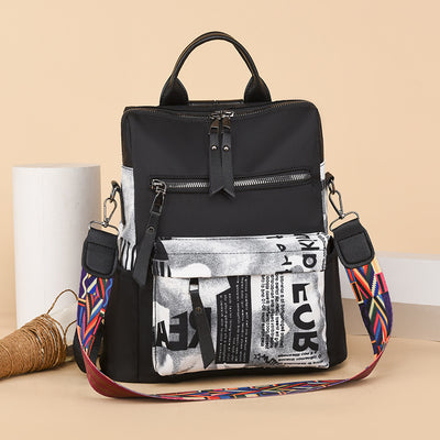 Printed Oxford Outdoor Backpack
