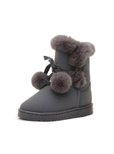 Woman Boots Round Toe Yarn Elastic Ankle Boots