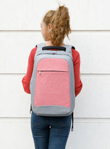 Laptop Backpack Anti-theft Lock Leisure Travel Women School 