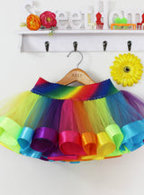 Girl Skirt Baby Kids Skirt Short Rainbow Skirt
