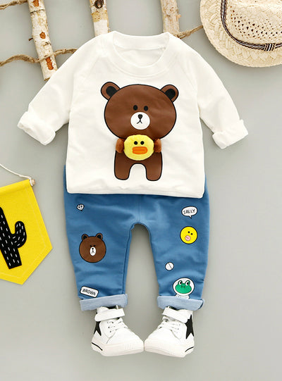 O-Neck full Sleeve with Bear Print Baby