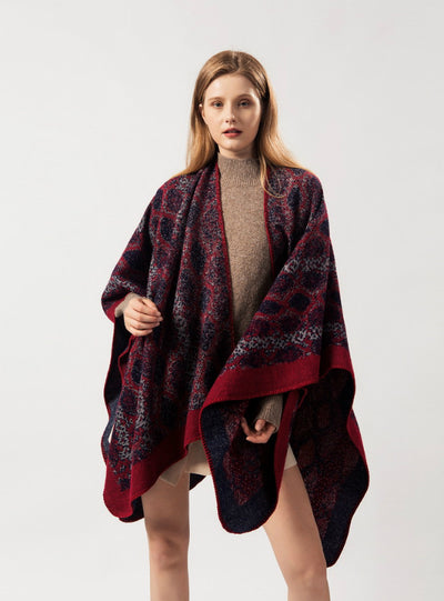 Scarf Shawl Dual-purpose Travel Warm Cashmere Cloak