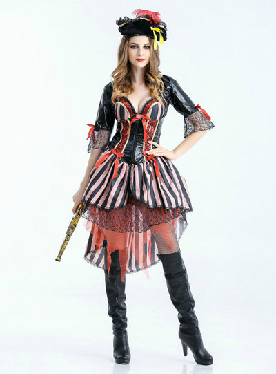 Halloween Pirate Costume Female Cosplay Game Role