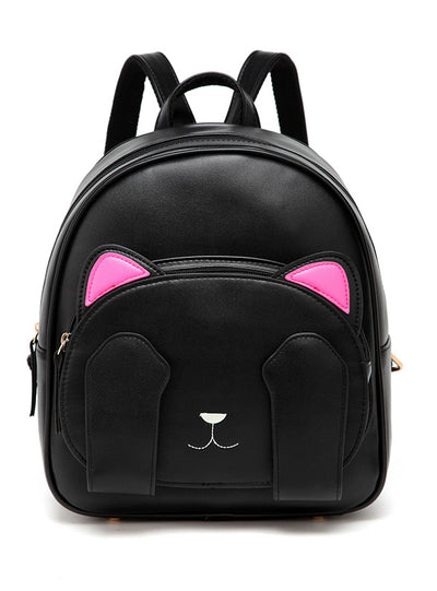 Cute Cat Backpacks Female Bag Small Backpacks 