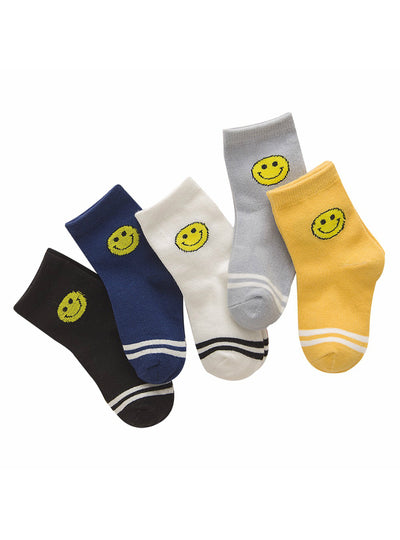 Cute Cartoon Pattern Kids Socks For Baby Boy