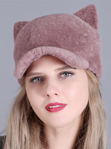 Cap Whole Skin Sheep Shearing Warm Ear Protection