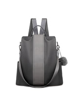 Women Retro Solid Color Backpack