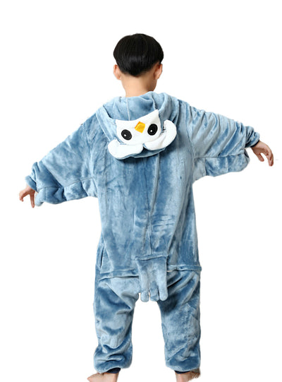Pajamas For Kids Owl Flange Animal Onesie Kids Christmas