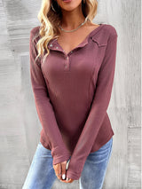 Women Slim Fit Casual T-shirt