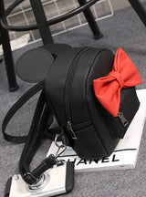 Mini Girls Bags Women Backpack PU Leather