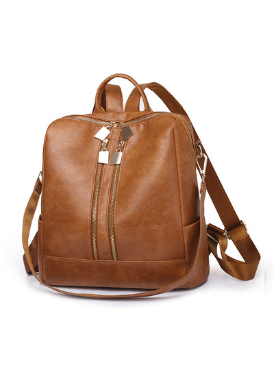 Metal Retro Soft Backpack Bags