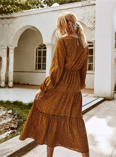 Long Sleeve Ruched Womens Clothes Party Ladies Dresses