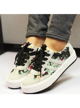 Printed Casual Shoes Women Canvas Shoes Sneakers
