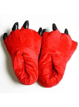 Animal Unisex Paw Slippers Winter Warm Soft Claw Slippers
