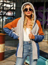 Long Sleeve Pocket Zipper Stitching Denim Jacket