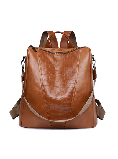 Retro PU Women's Backpack