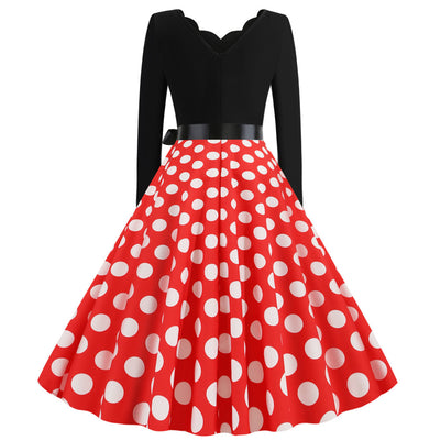 Party Casual Polka Dot Dress