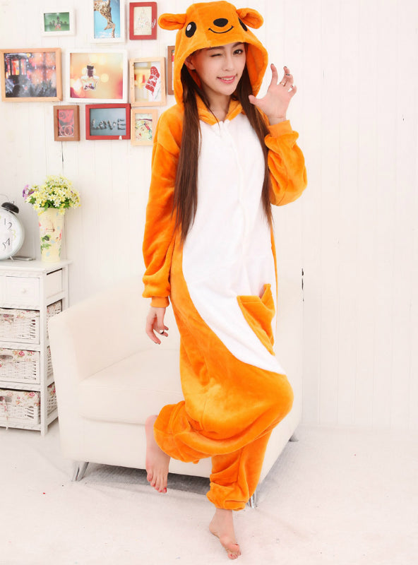 Pajama Cartoon Animal Conjoined Pajama Kangaroo