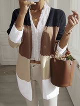 Slim-fit Casual Sweater Stitching Coat